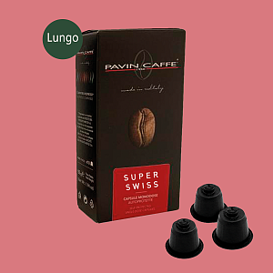 10 Kapseln* Super Swiss Lungo - Pavin Caffè *Nespresso tauglich 0.49/Kapsel
